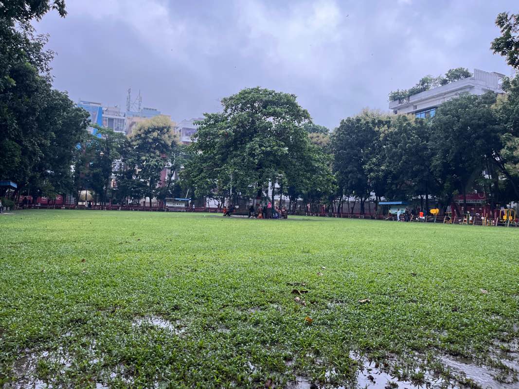 walking near me in Sector 12 Park in autumn