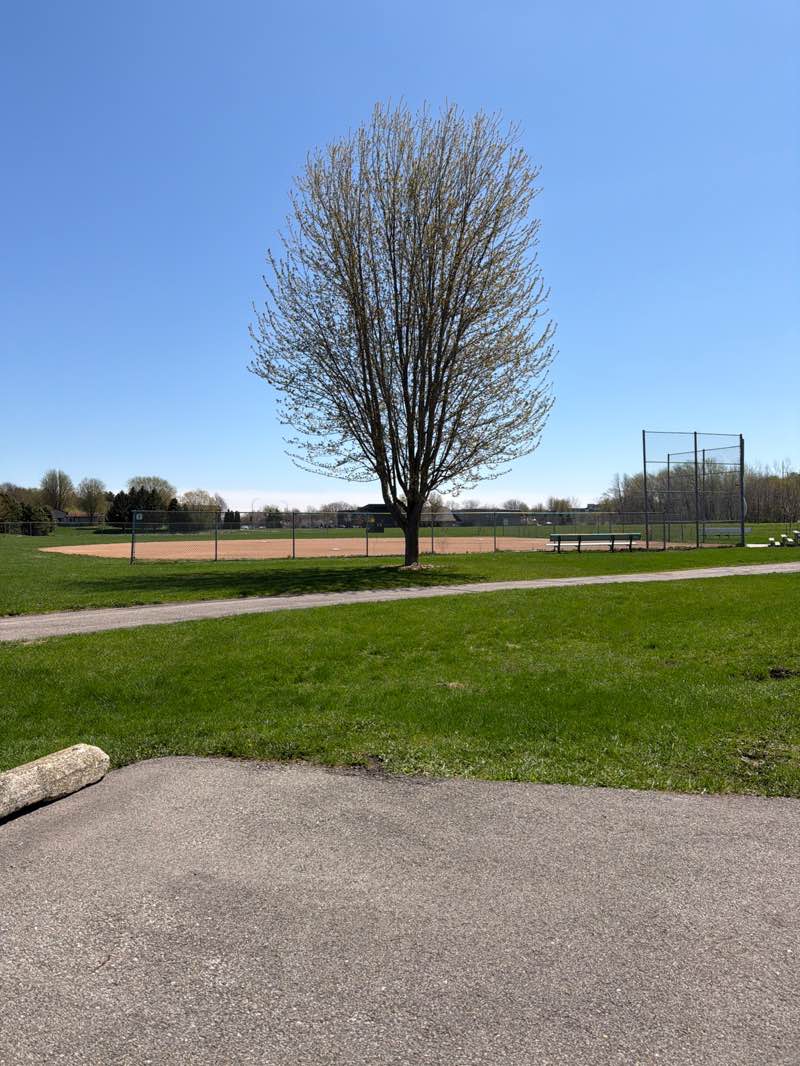 walking near me in White Oaks Park in spring