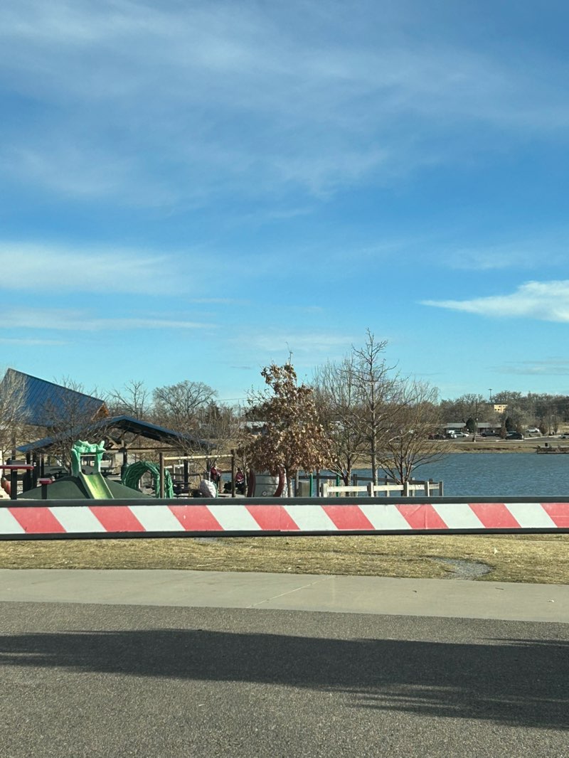 walking near me in Clear Creek Valley Park in winter