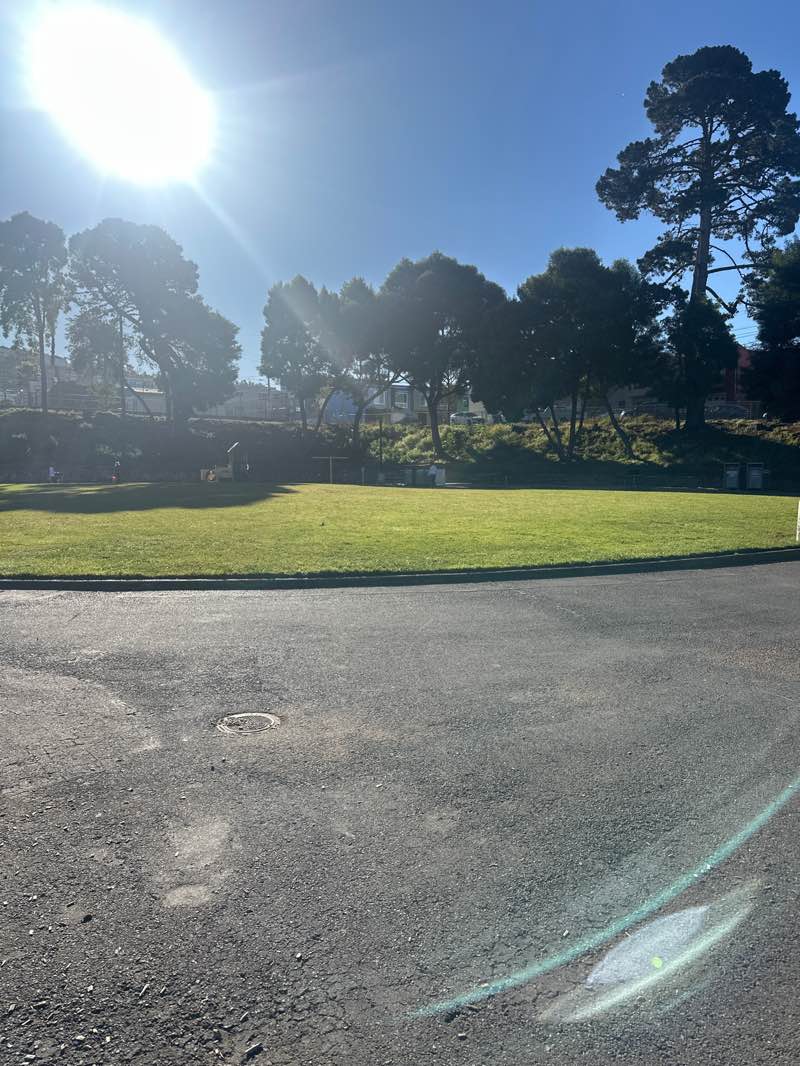 walking near me in Marchbank Park in spring