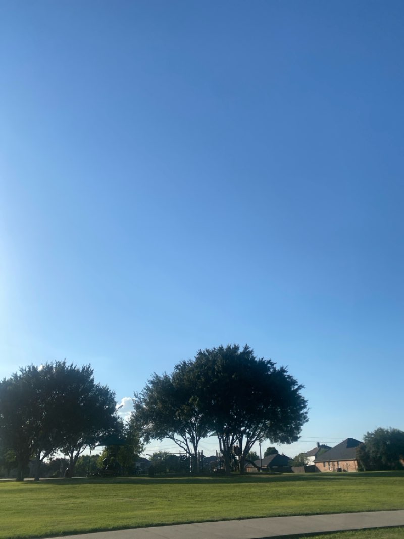 walking near me in Twin Star Park in summer