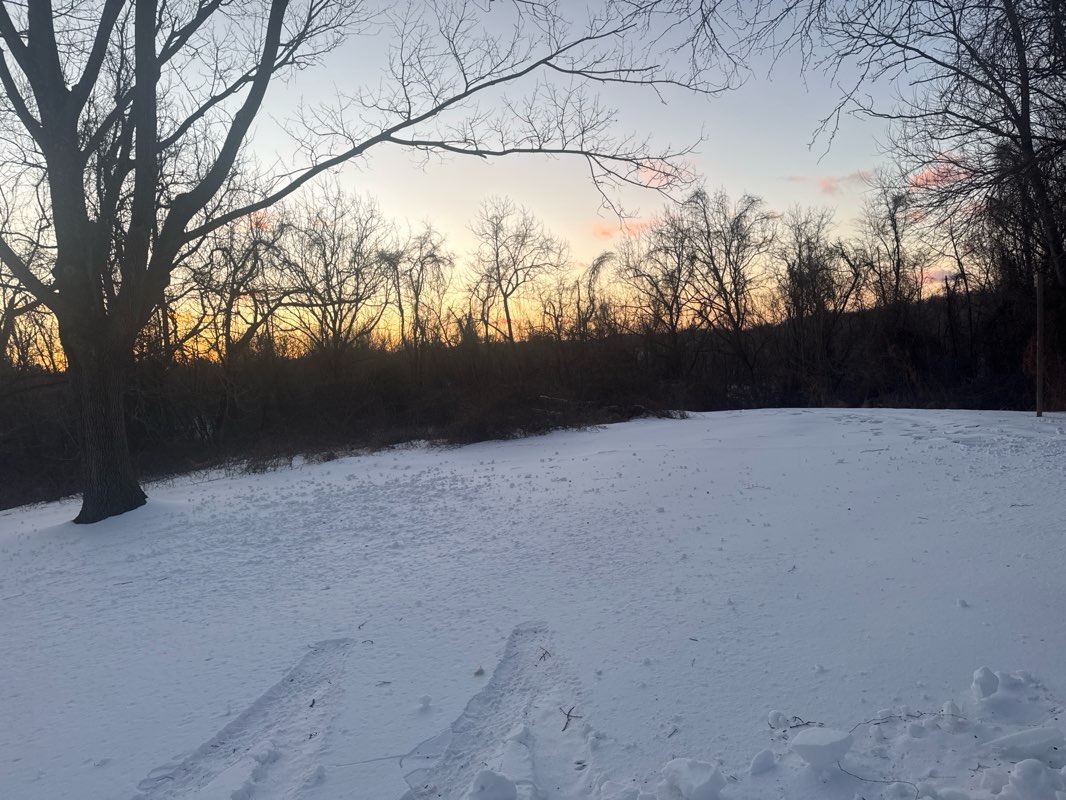 walking near me in Centennial Park in winter