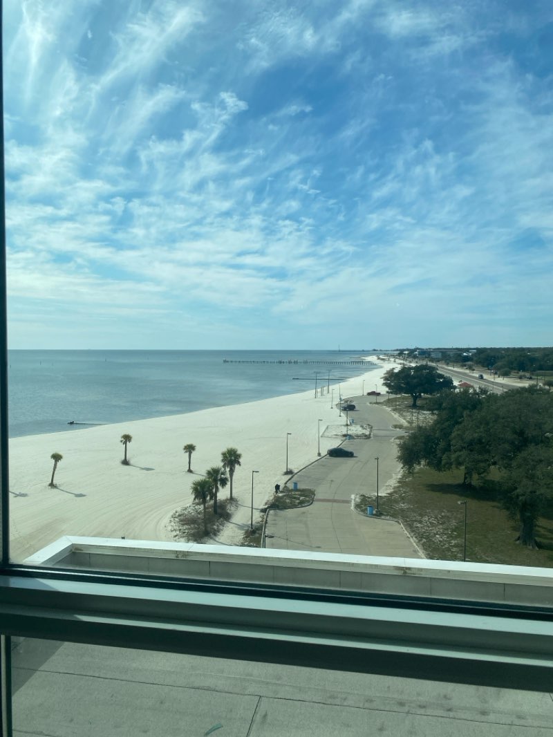 walking near me in Preservation Oaks Beach Park in winter