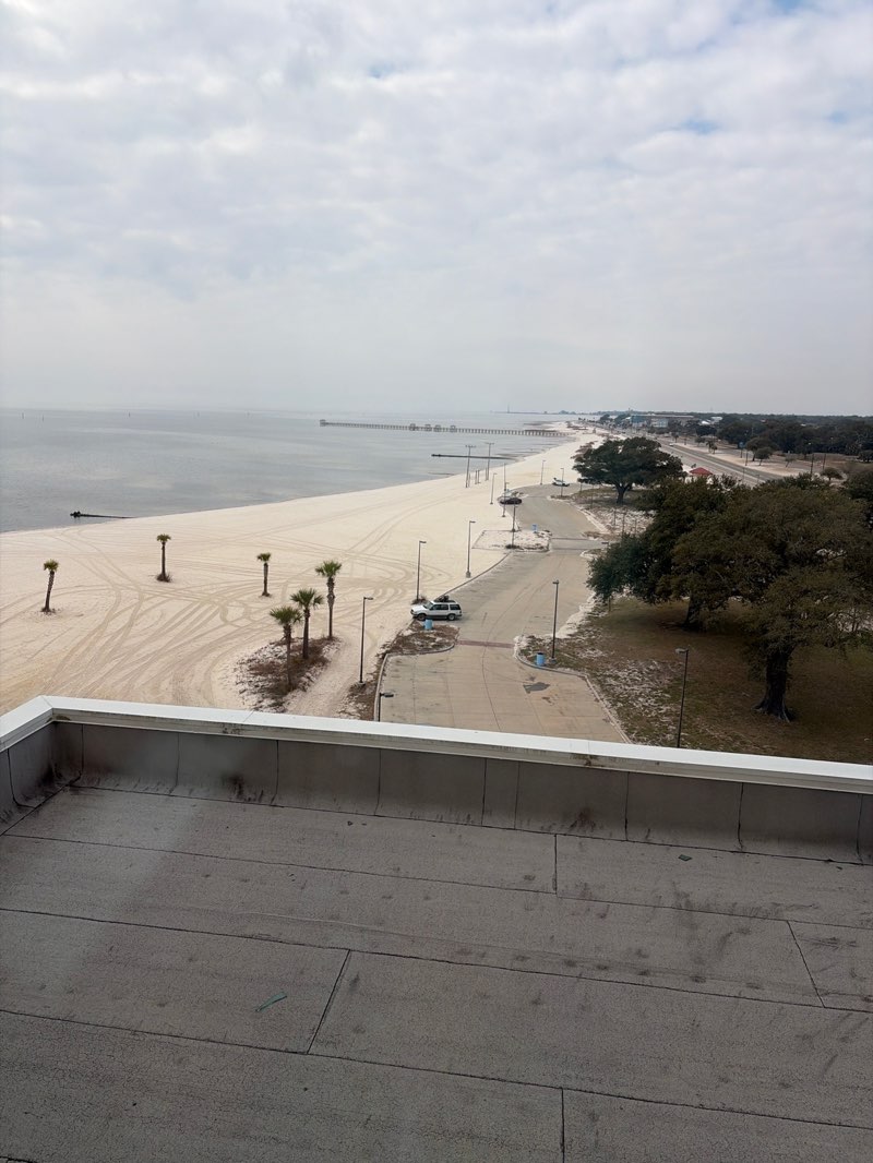 walking near me in Preservation Oaks Beach Park in winter
