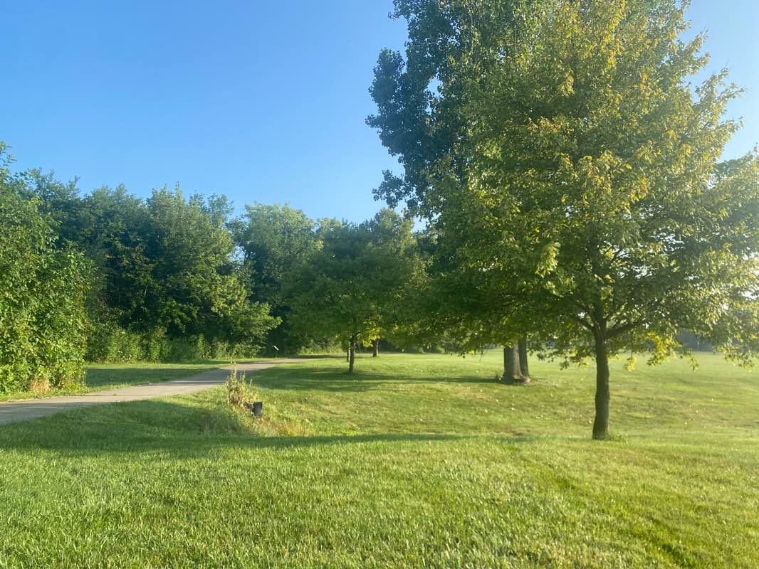 walking near me in Mill Creek Park in autumn