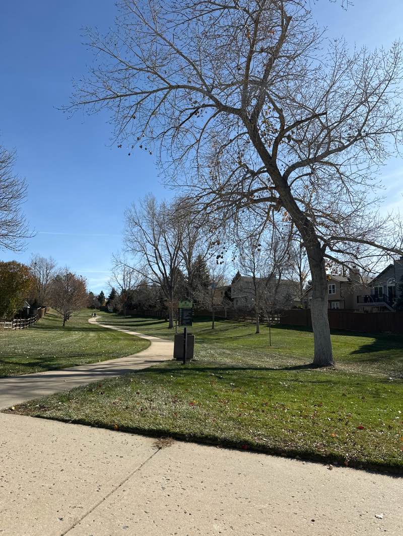 walking near me in Welte Park in autumn