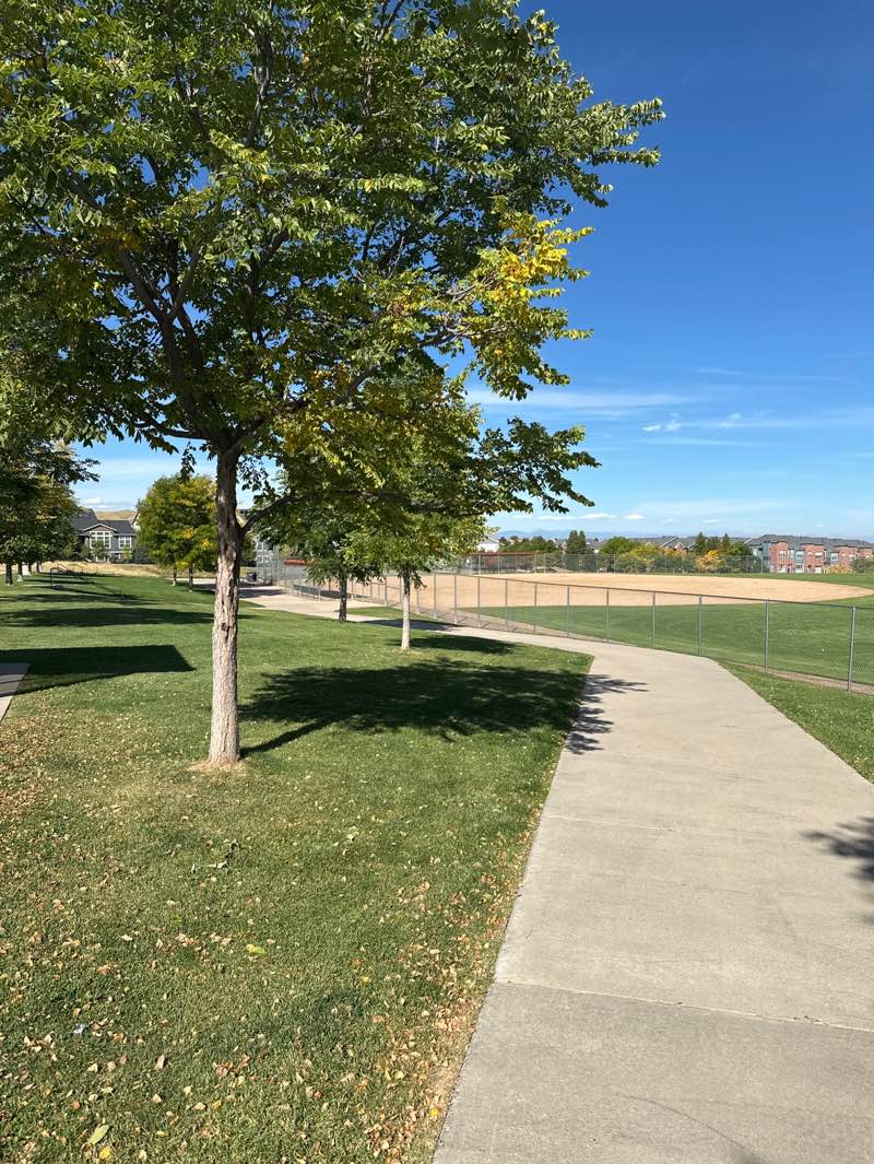walking near me in Prairie Sky Park in autumn