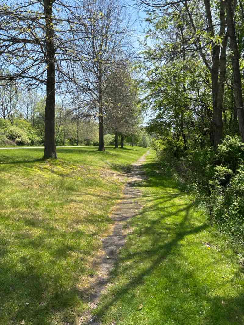 walking near me in Frances Slocum State Park in summer