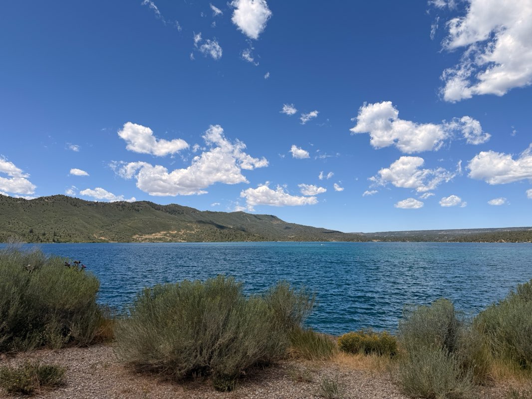 walking near me in BOR - Lake Nighthorse Recreation Area in summer
