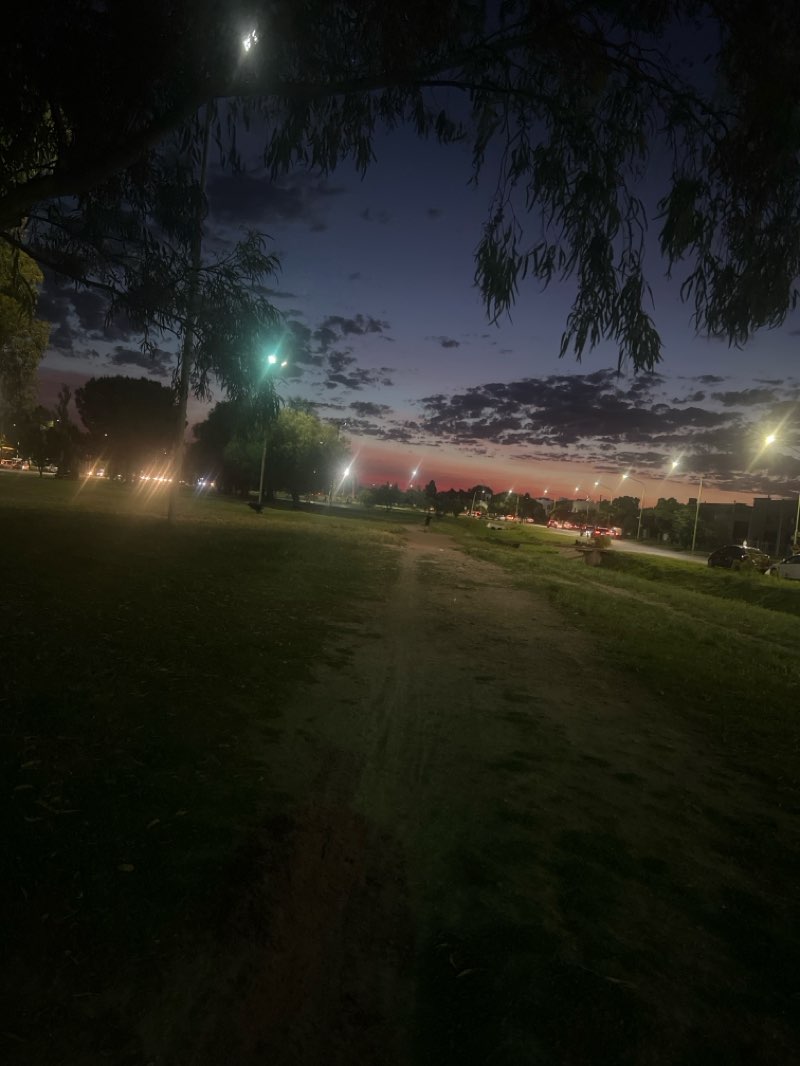 walking near me in Parque de Mayo in spring