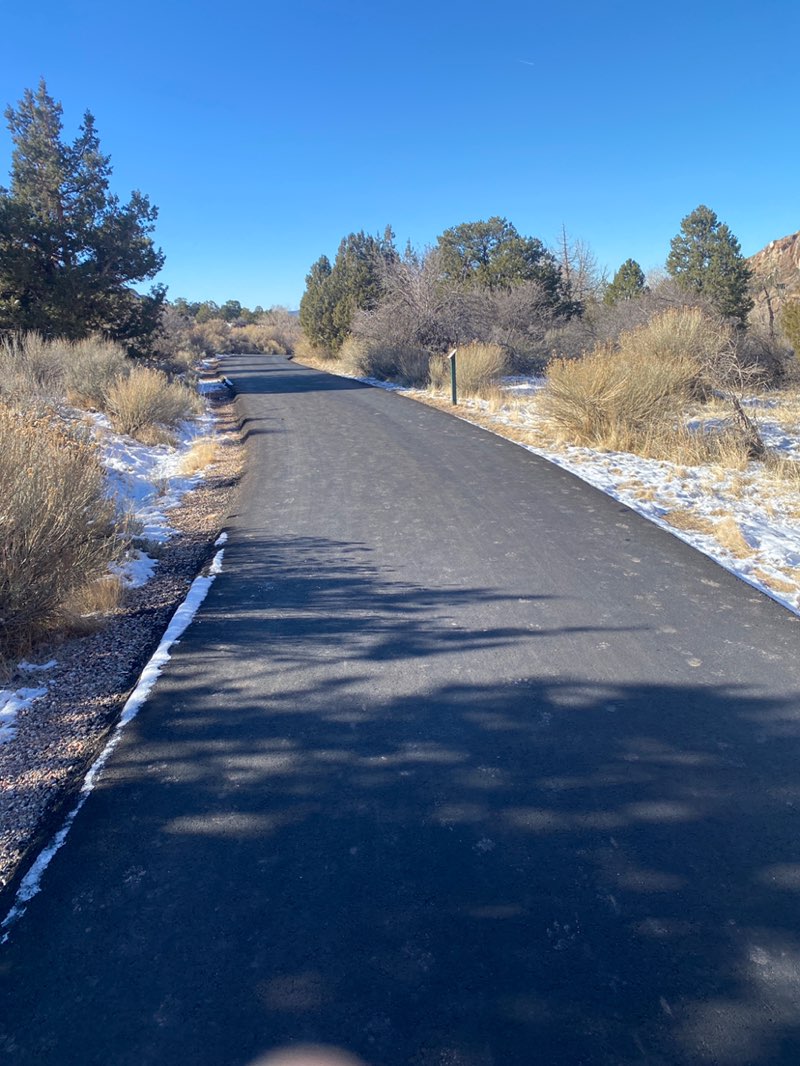 walking near me in Veterans Park in winter
