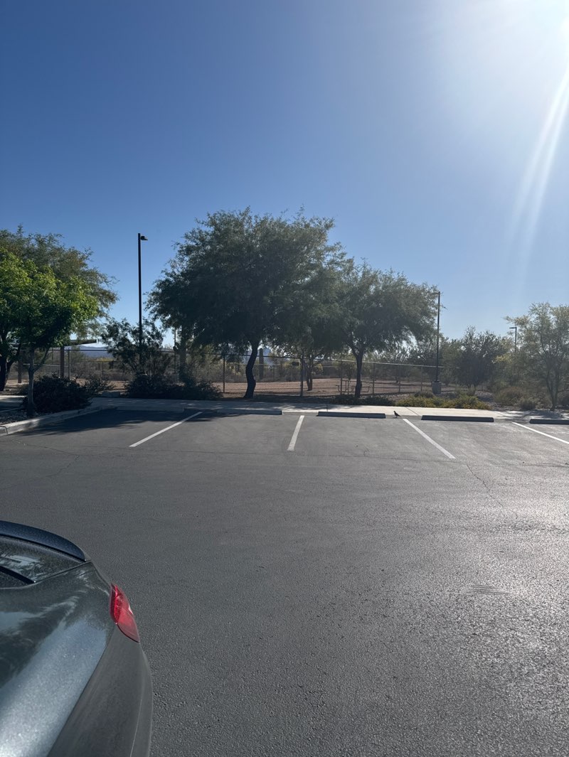 walking near me in Tangerine Sky Park in spring