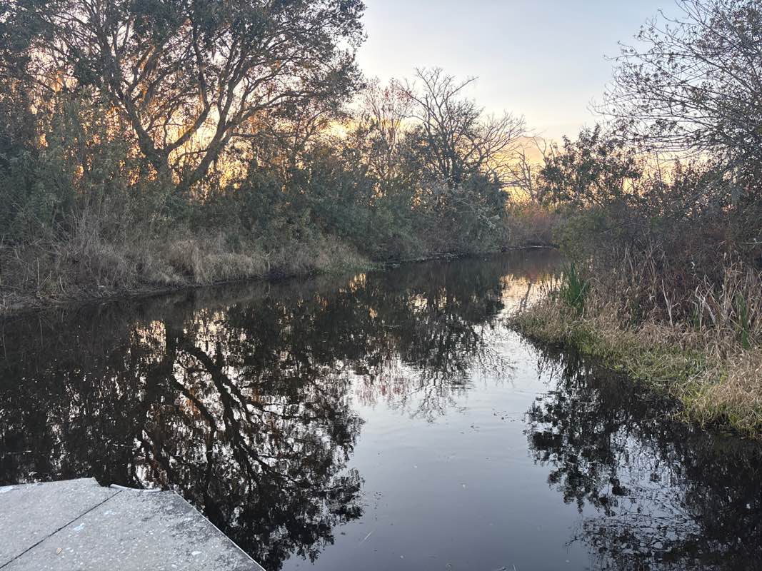 walking near me in Marsh Memorial Park in winter
