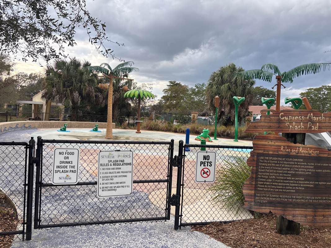 walking near me in Cypress Preserve Park in winter