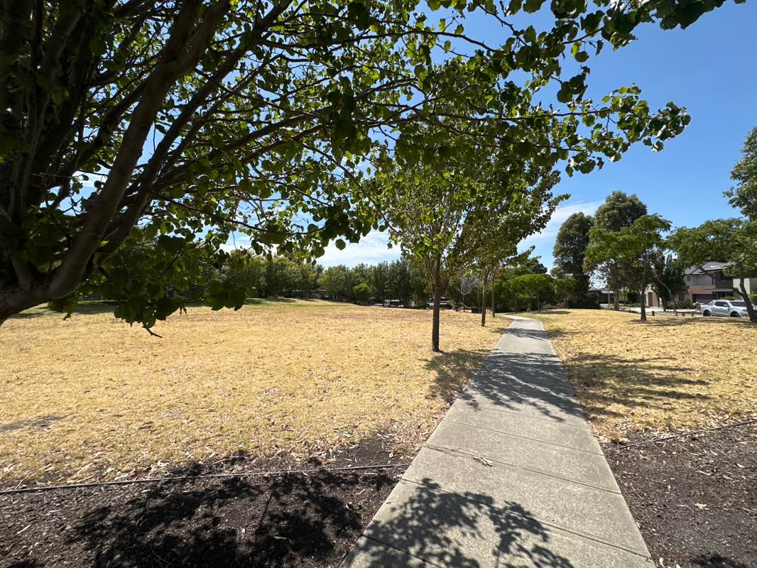 walking near me in Courances Park in summer