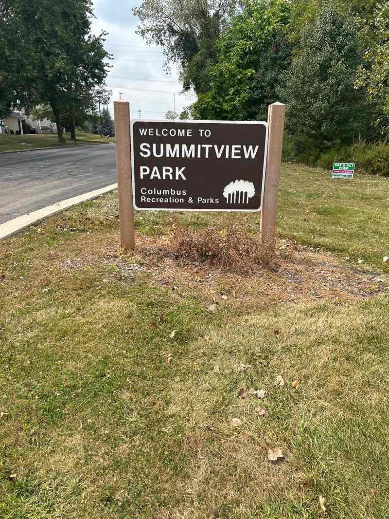 walking near me in Summitview Park in autumn