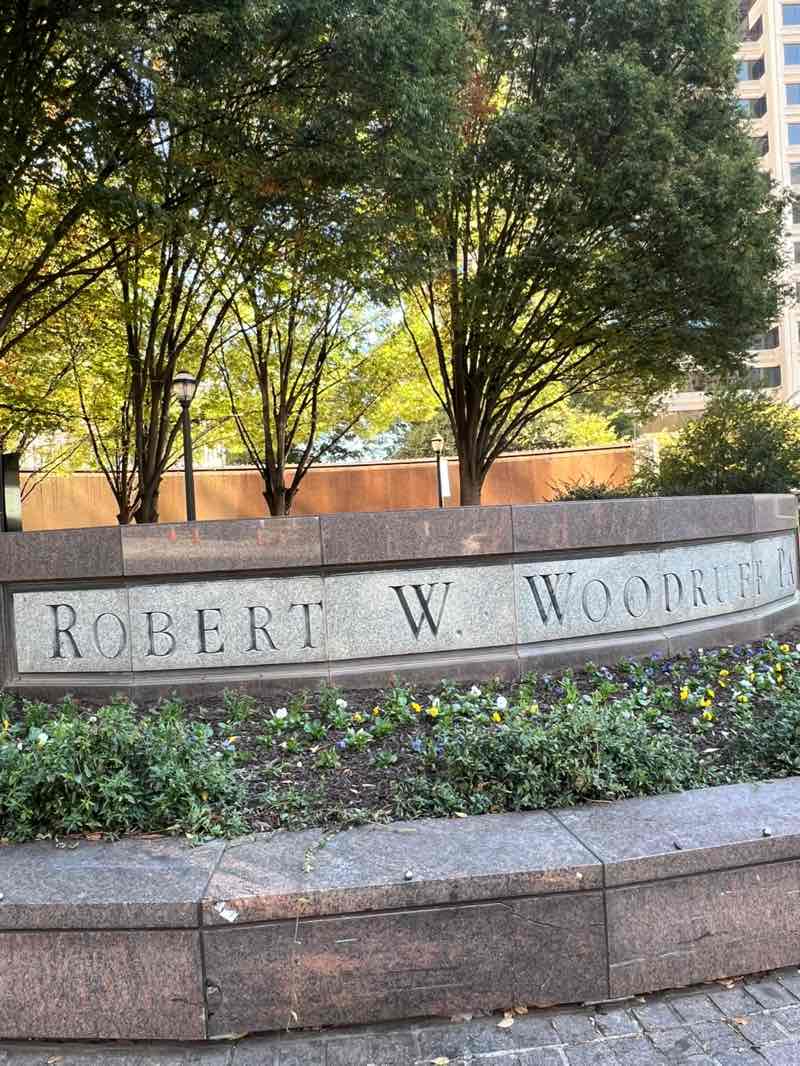 walking near me in Woodruff Park in autumn