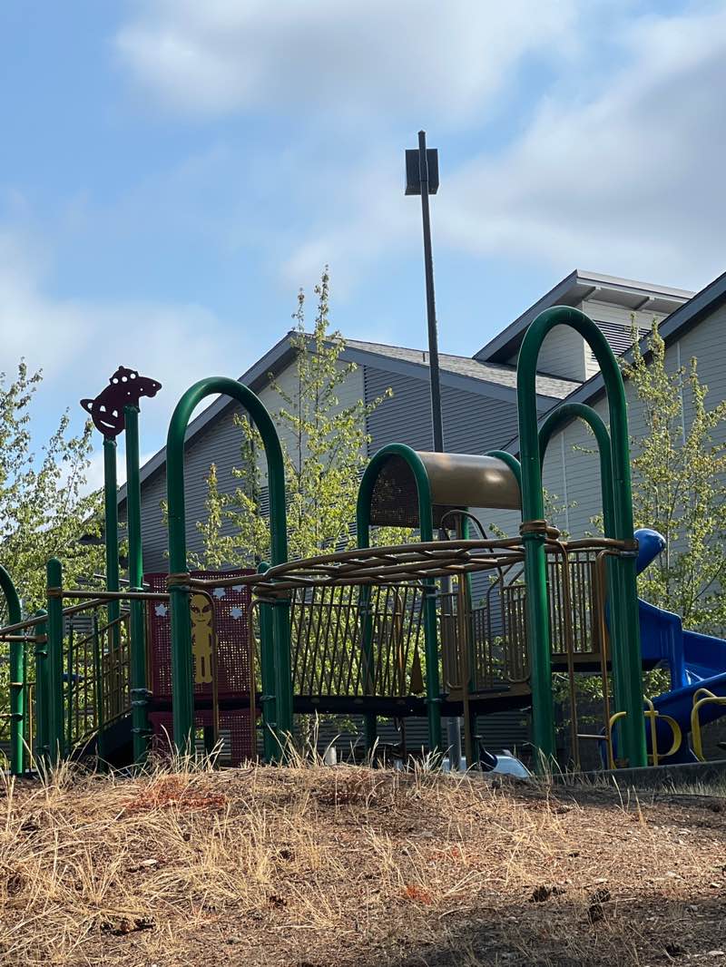 walking near me in Colgate Playground Park in autumn