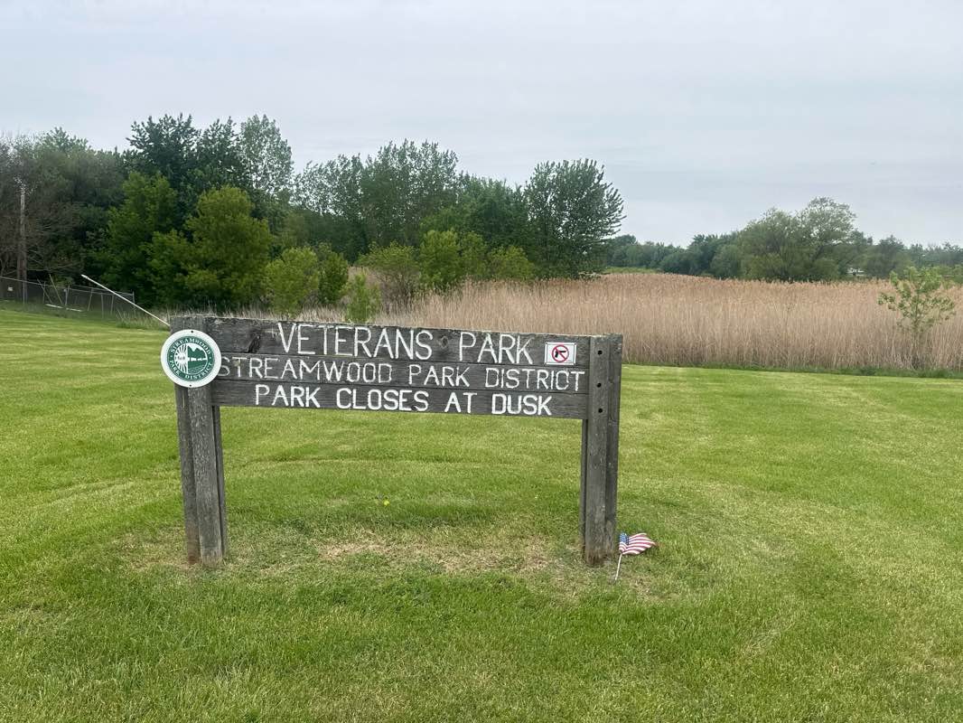 walking near me in Veterans Park in summer
