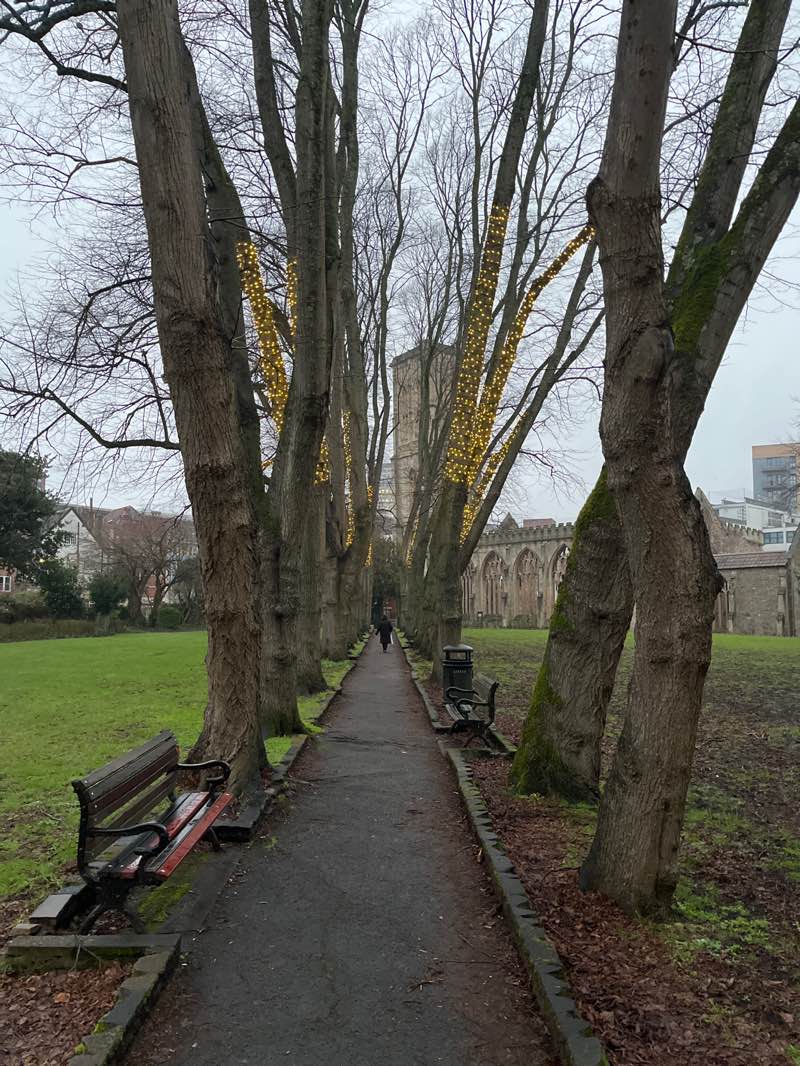 walking near me in Temple Gardens in winter