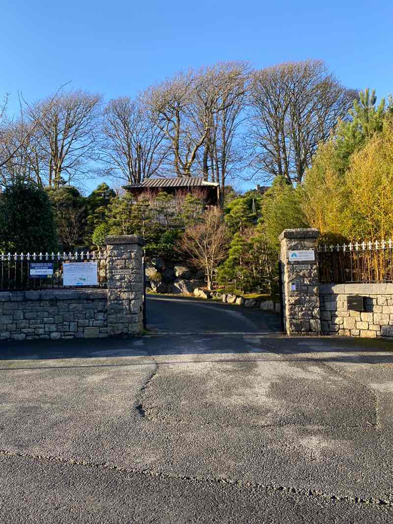 walking near me in Tramore House in winter