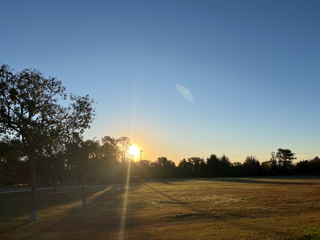 walking near me in Bison Park in autumn