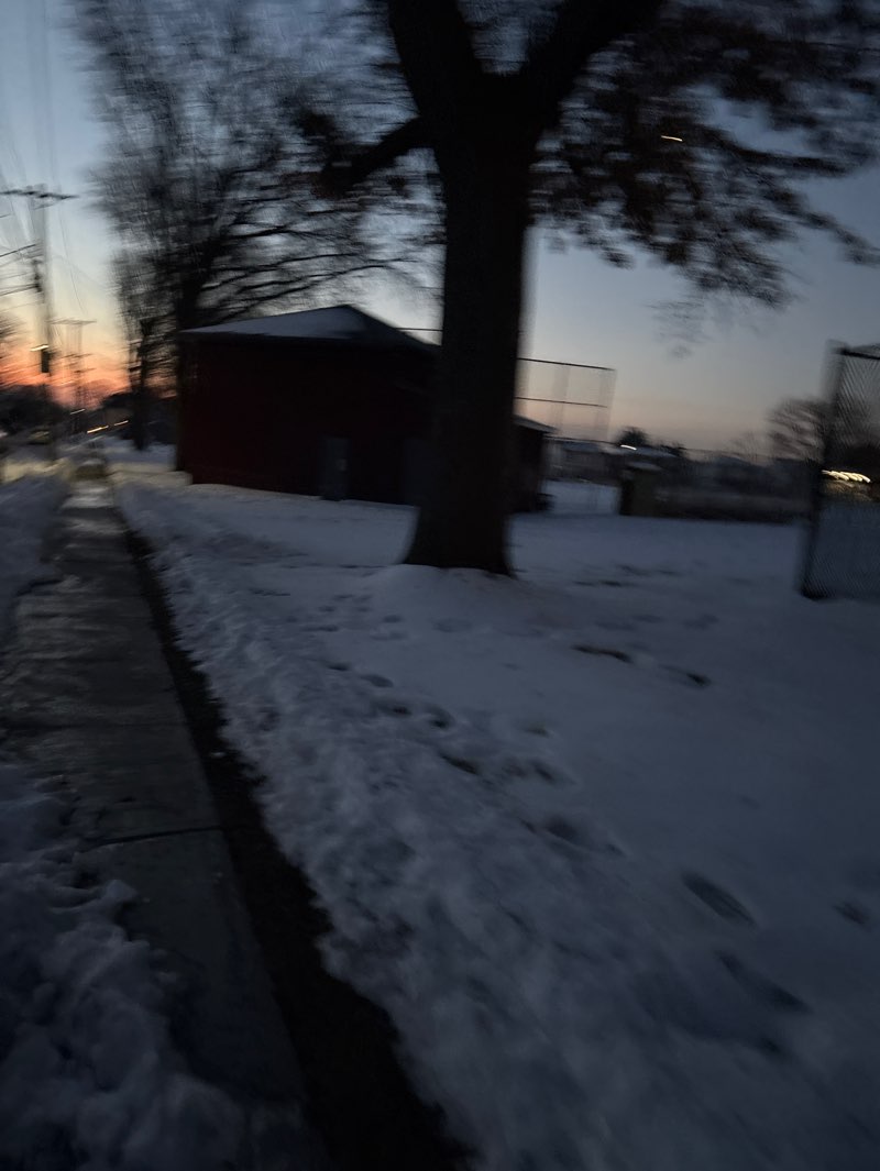 walking near me in Sperling Park in winter