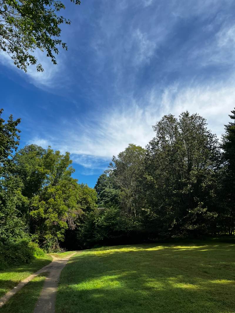 walking near me in Old Croton Aqueduct State Park in autumn