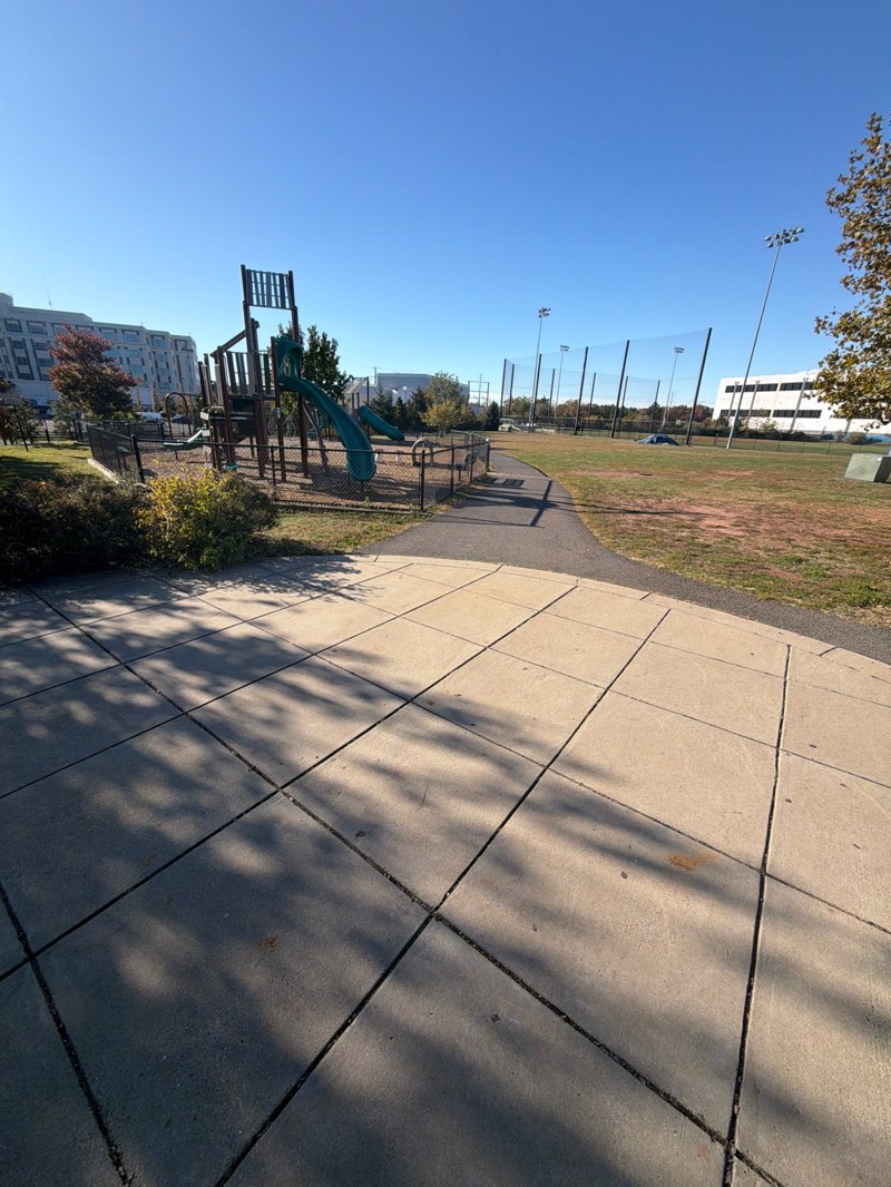 walking near me in Sully Highlands Park in autumn