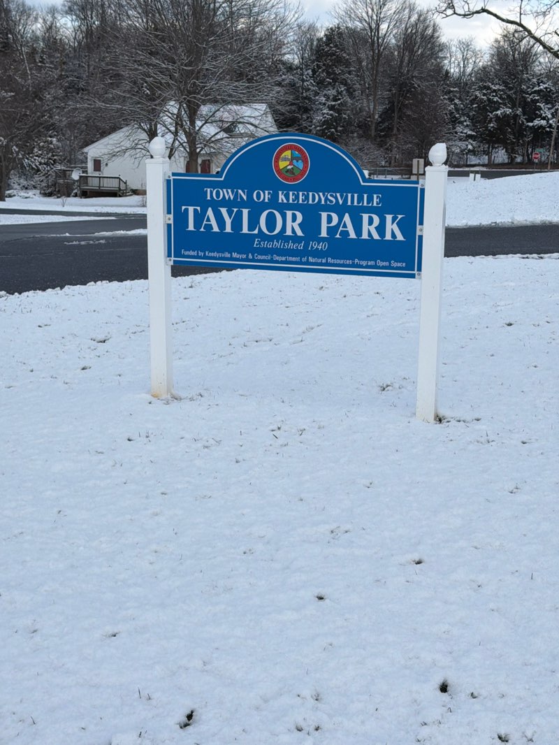 walking near me in Taylor Park in winter