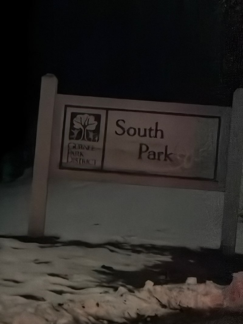 walking near me in South Road Park in winter