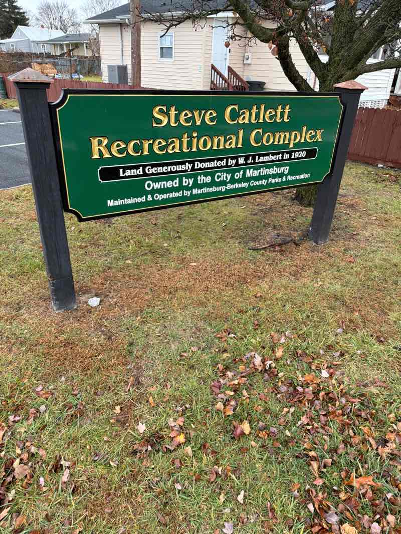 walking near me in Lambert Park in winter