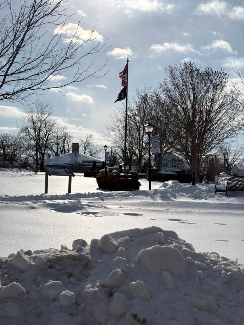walking near me in Town Square Park in winter