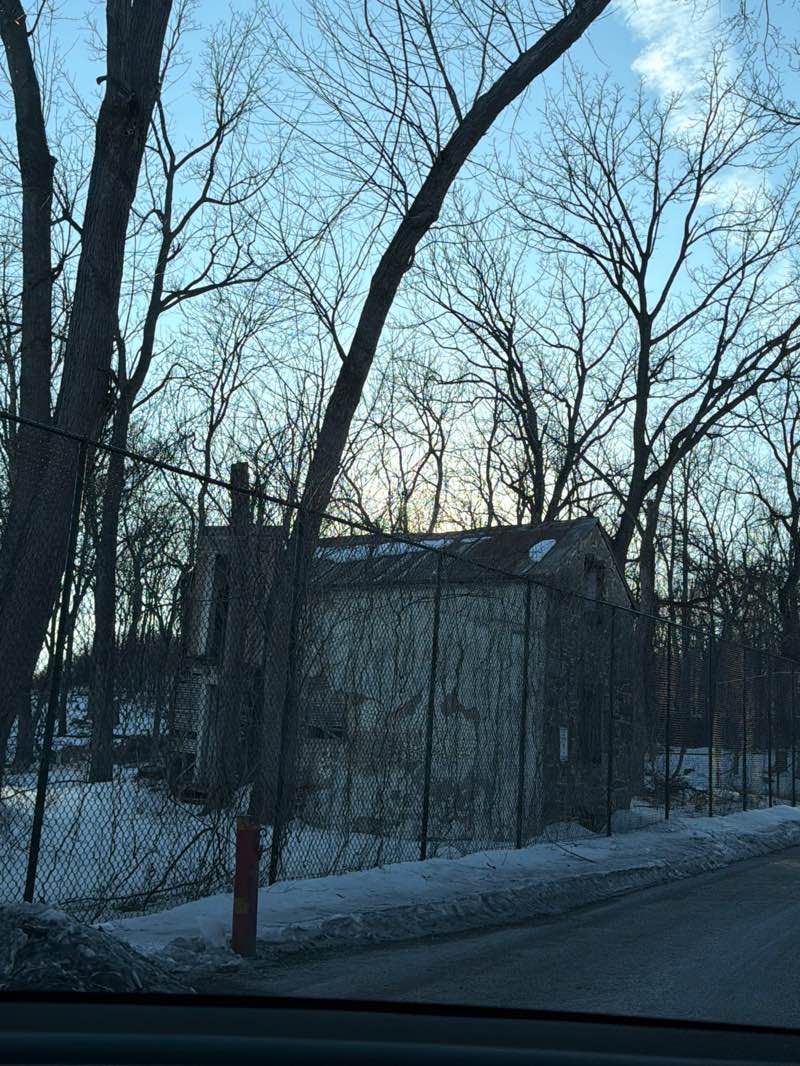walking near me in Sleeter Lake in winter