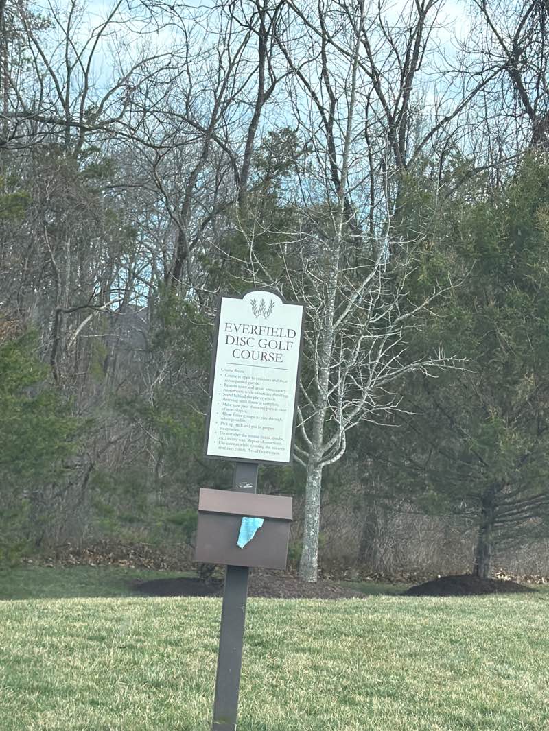 walking near me in Everfield Community Park in spring