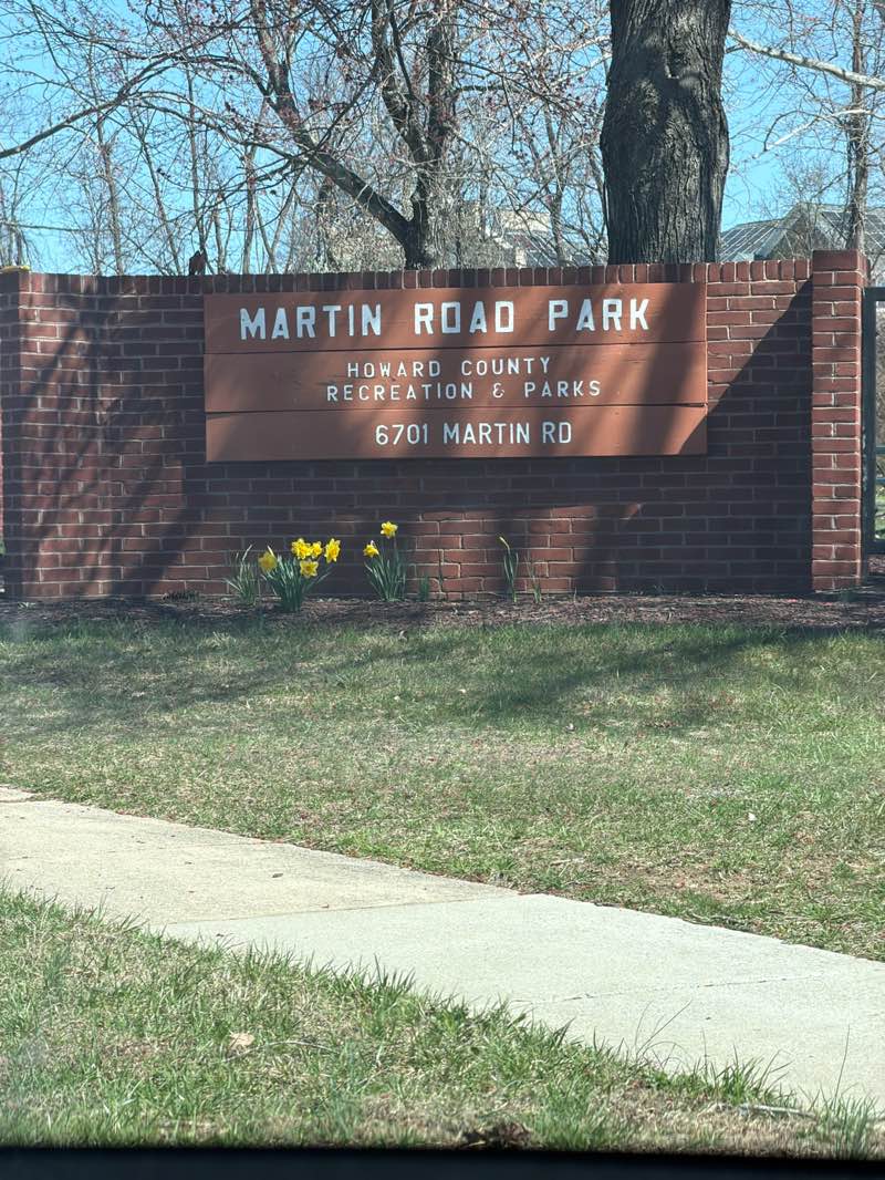 walking near me in Martin Road Park in spring