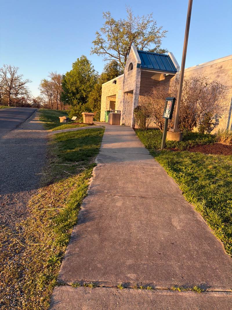 walking near me in Edmonston Park Building in spring