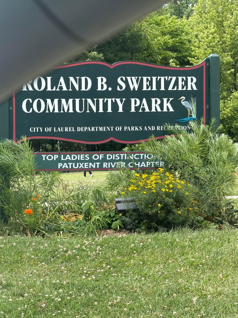 walking near me in Roland B. Sweitzer Community Park in summer