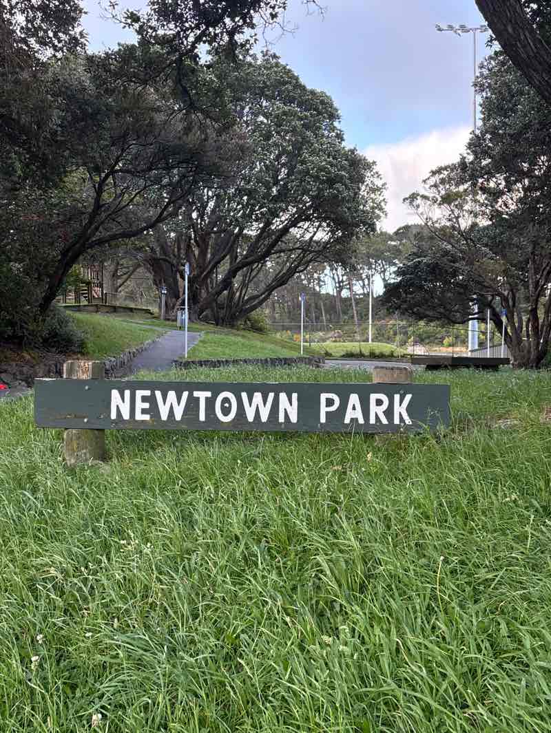 walking near me in Newtown Park in spring