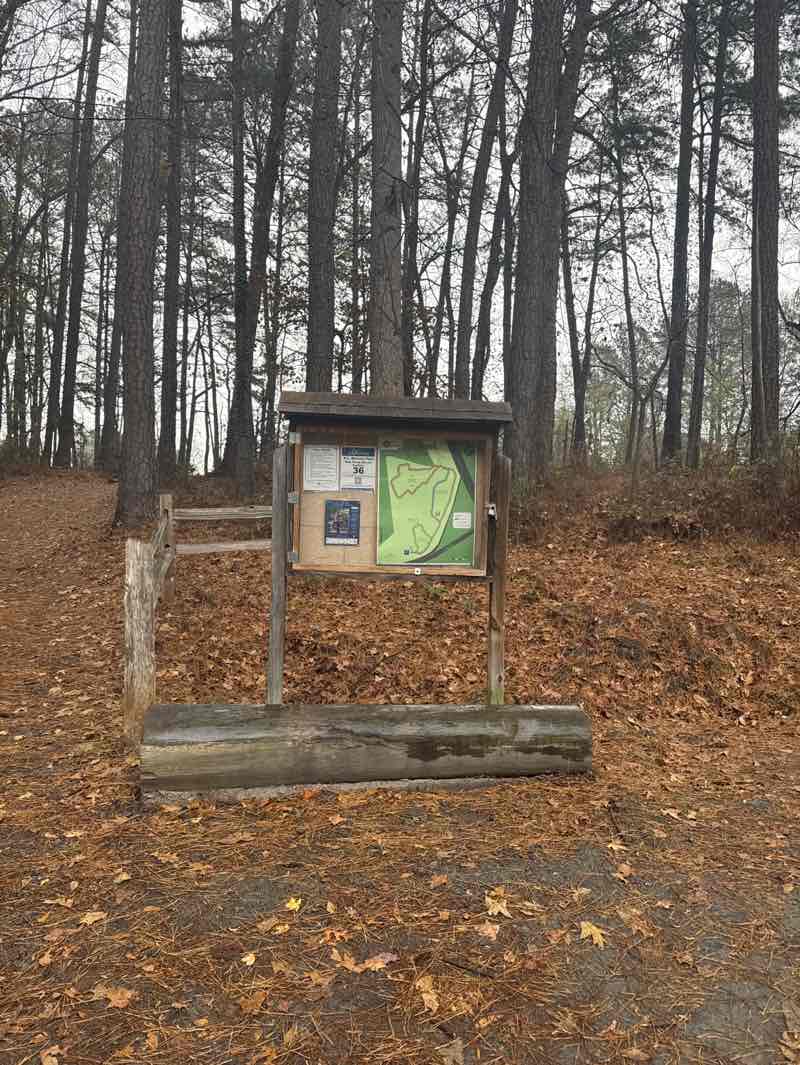 walking near me in A L Burruss Nature Park in autumn