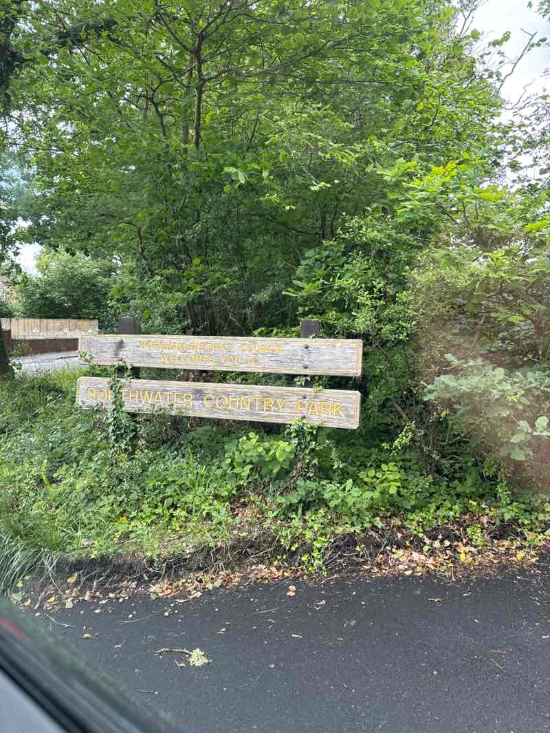 walking near me in Southwater Country Park in summer