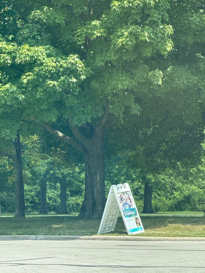 walking near me in Swan Creek Preserve Metropark in summer