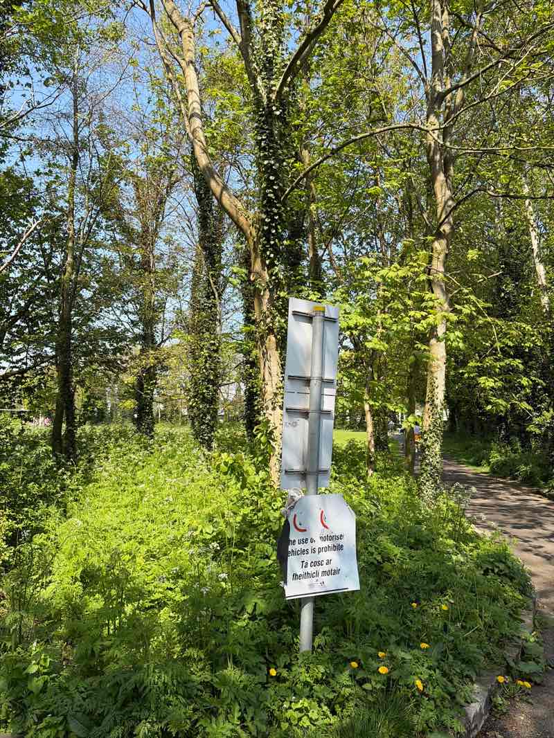 walking near me in Hartstown Park in spring
