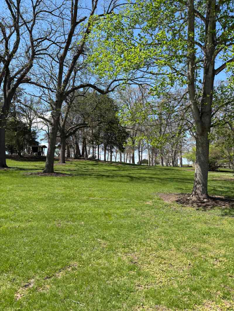walking near me in Weldon Springs State Park in spring