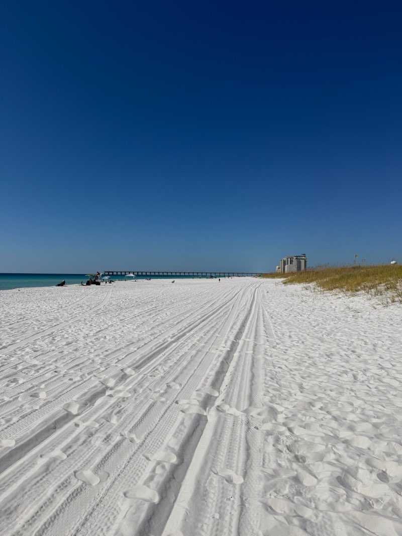 walking near me in Navarre Beach Marine Park in autumn