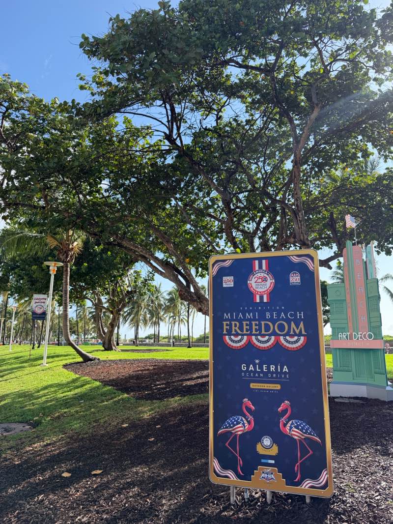 walking near me in Lummus Park in summer