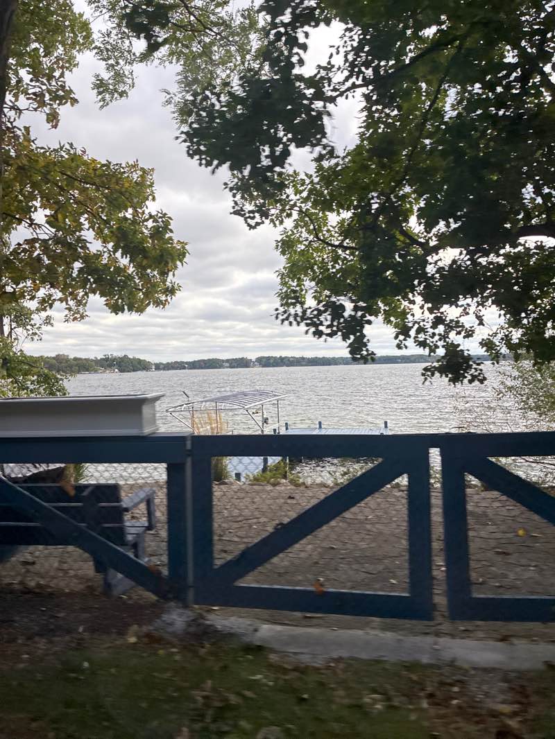 walking near me in Ottawa Lake Recreation Area in autumn