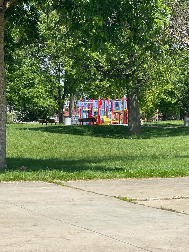 walking near me in Gunning Park in summer
