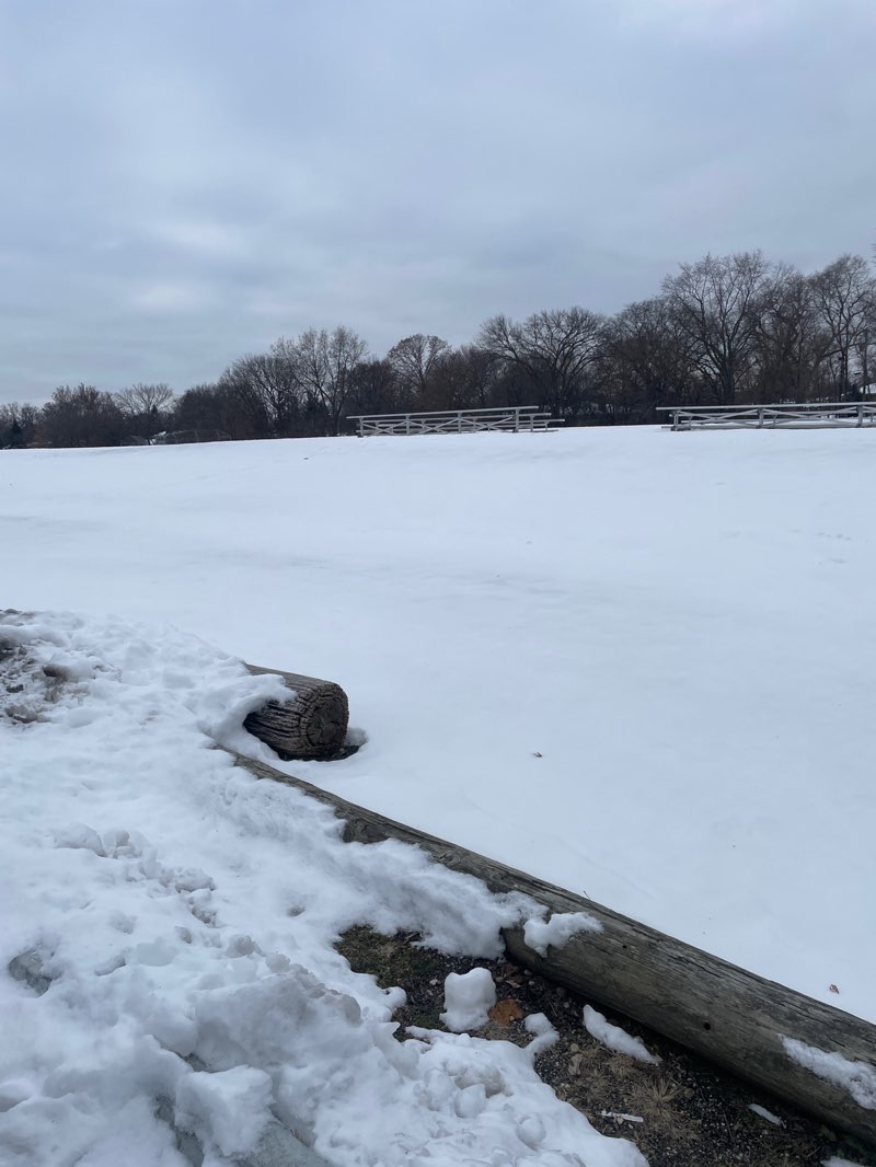 walking near me in Milness Famey Memorial Park in winter