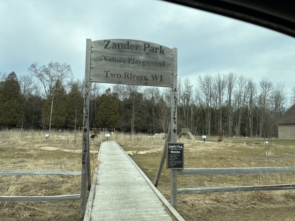 walking near me in Zander Park in spring